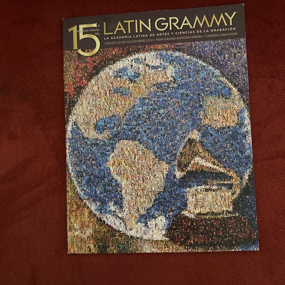 Latin Grammy #15th Annual Latin Grammy program book held Nov 20, 2014